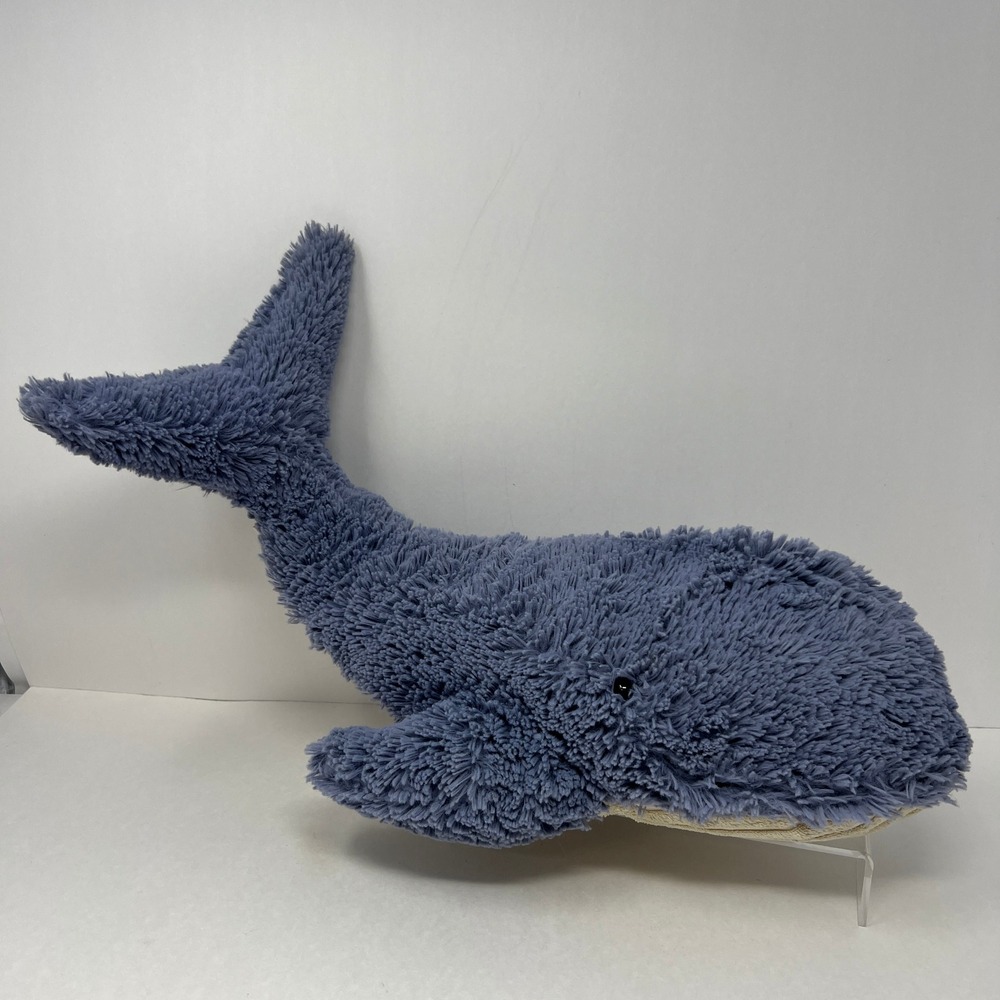 Jellycat Wilber Whale Plush Lg 17"‎ Blue Retired 2015 Stuffed Animal JCINC2731SH